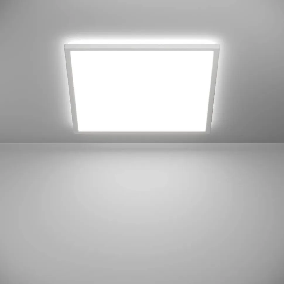 Kattovalaisin Eglo Rovito-z LED RGB CCT 29x29cm IP44 musta