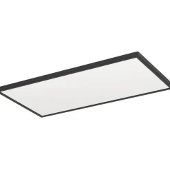 Kattovalaisin Eglo Rovito-z LED RGB CCT 29x29cm IP44 musta