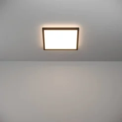 Kattovalaisin Eglo Rovito-z LED RGB CCT 29x29cm IP44 musta