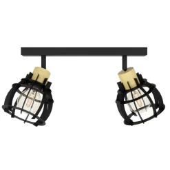 Kattovalaisin Eglo Stillington 1, 2xE27, 40W, IP20, musta