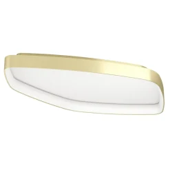 Kattovalaisin Eglo Vallerosa, 58x33.5cm, LED, 25.2W, IP20, messinki/valkoinen
