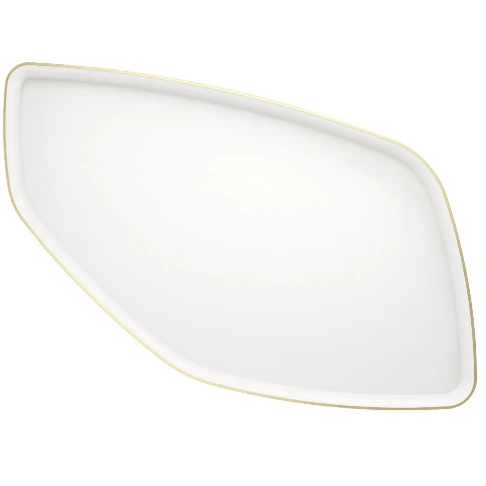 Kattovalaisin Eglo Vallerosa, 58x33.5cm, LED, 25.2W, IP20, messinki/valkoinen