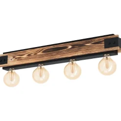 Kattovalaisin Eglo Vintage Layham 760x85mm puu
