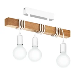 Kattovalaisin Eglo Vintage Townshend 3x60W 105x265x550 mm E27 IP20 valkoinen/ruskea
