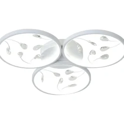 Kattovalaisin FocusLight Rings Ø62cm, 3x10W, CCT, himmennys, valkoinen