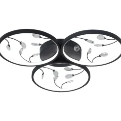 Kattovalaisin FocusLight Rings Ø62cm, 3x10W, CCT, himmennys, valkoinen