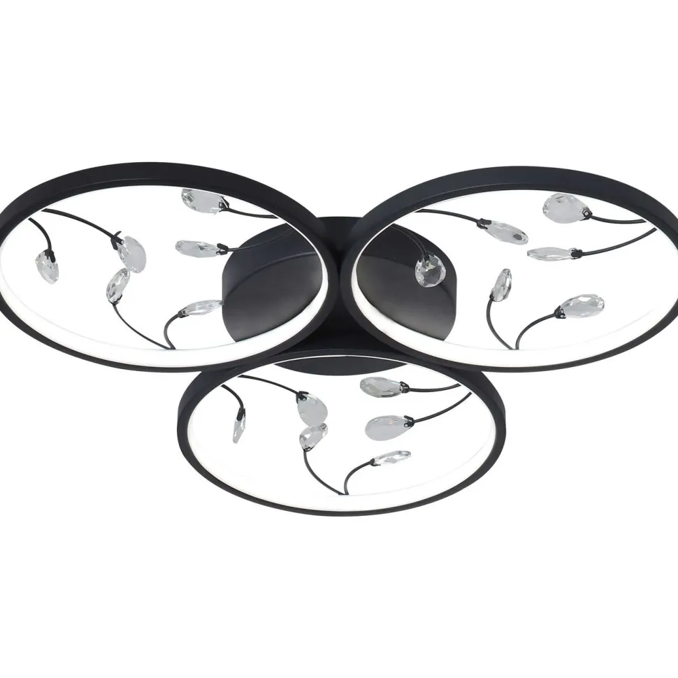 Kattovalaisin FocusLight Rings Ø62cm, 3x10W, CCT, himmennys, valkoinen