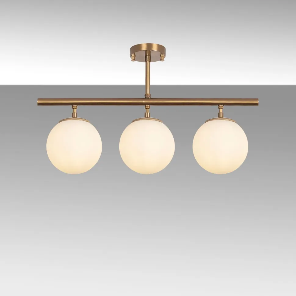 Kattovalaisin Linento Lighting Atmaca 3-osainen messinki
