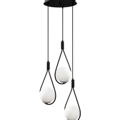 Kattovalaisin Linento Lighting Corcoran 3-osainen musta