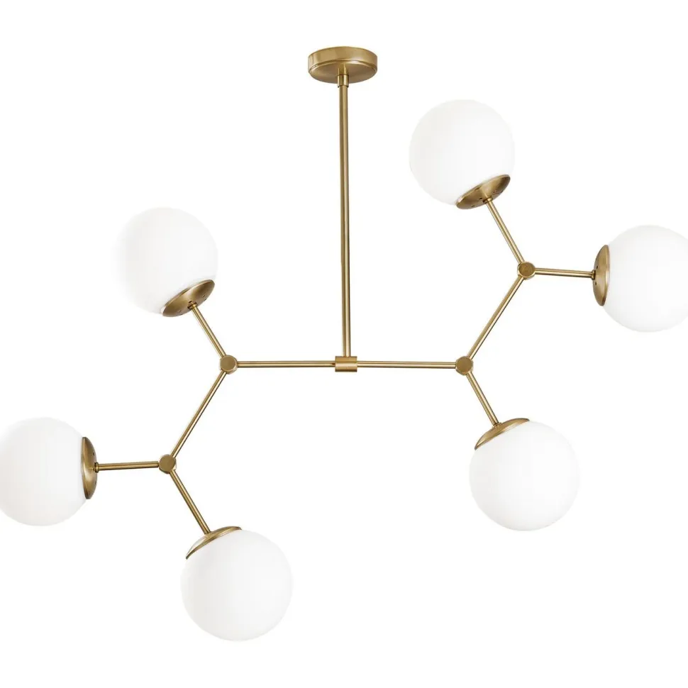 Kattovalaisin Linento Lighting Damar 6-osainen 80 cm kulta