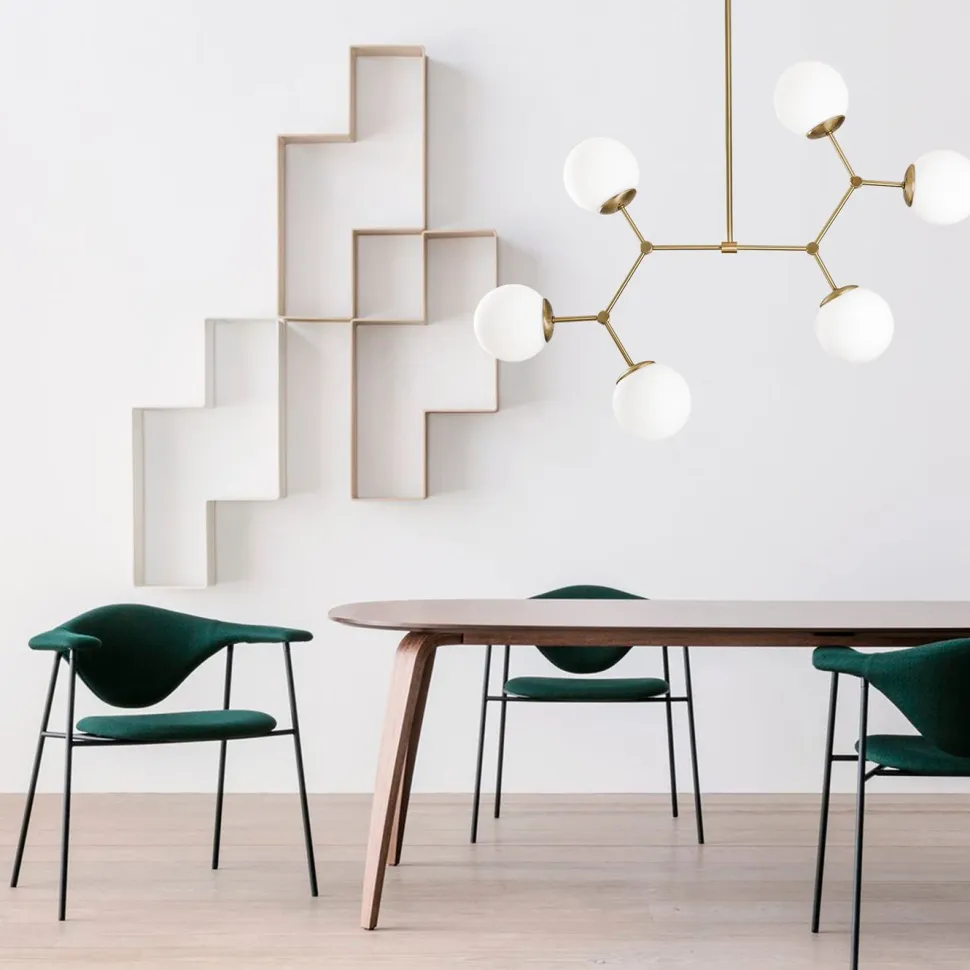 Kattovalaisin Linento Lighting Damar 6-osainen 80 cm kulta