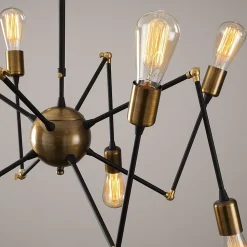 Kattovalaisin Linento Lighting Dixie 8-osainen pronssi