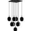 Kattovalaisin Linento Lighting Efe 9-osainen musta