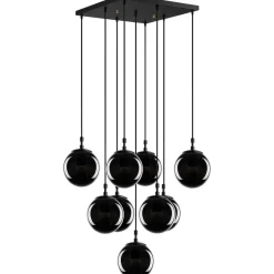 Kattovalaisin Linento Lighting Efe 9-osainen musta