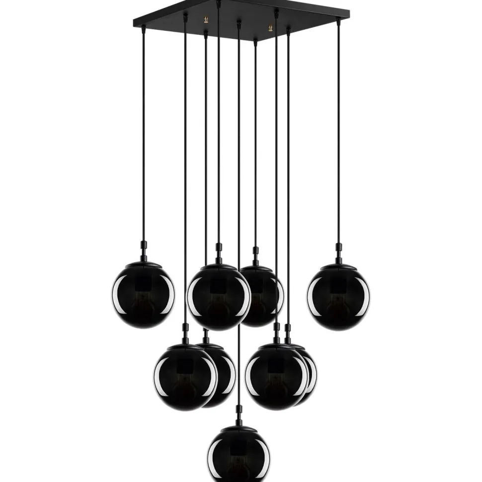 Kattovalaisin Linento Lighting Efe 9-osainen musta