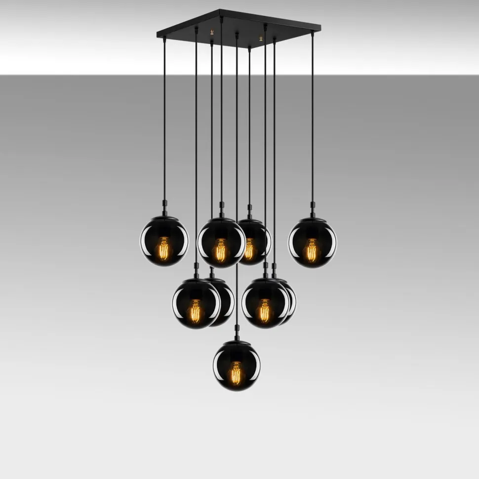 Kattovalaisin Linento Lighting Efe 9-osainen musta