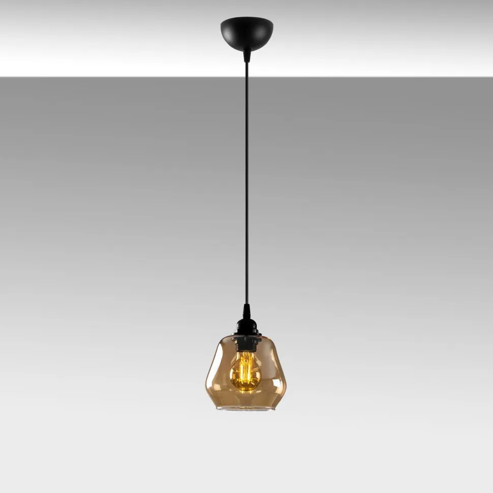 Kattovalaisin Linento Lighting Gold, musta/kulta
