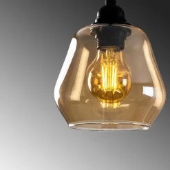 Kattovalaisin Linento Lighting Gold, musta/kulta