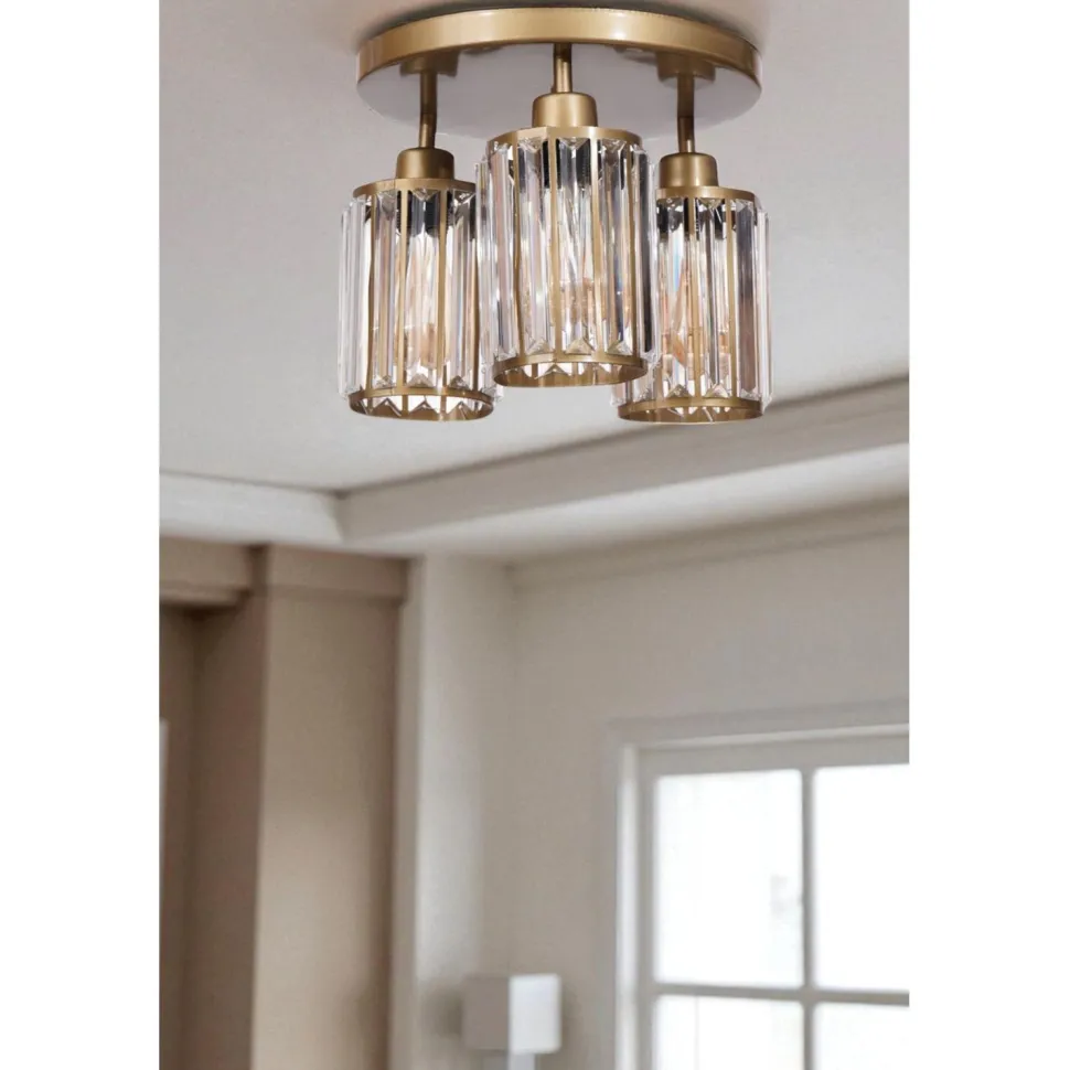 Kattovalaisin Linento Lighting Hugo 3-osainen kulta