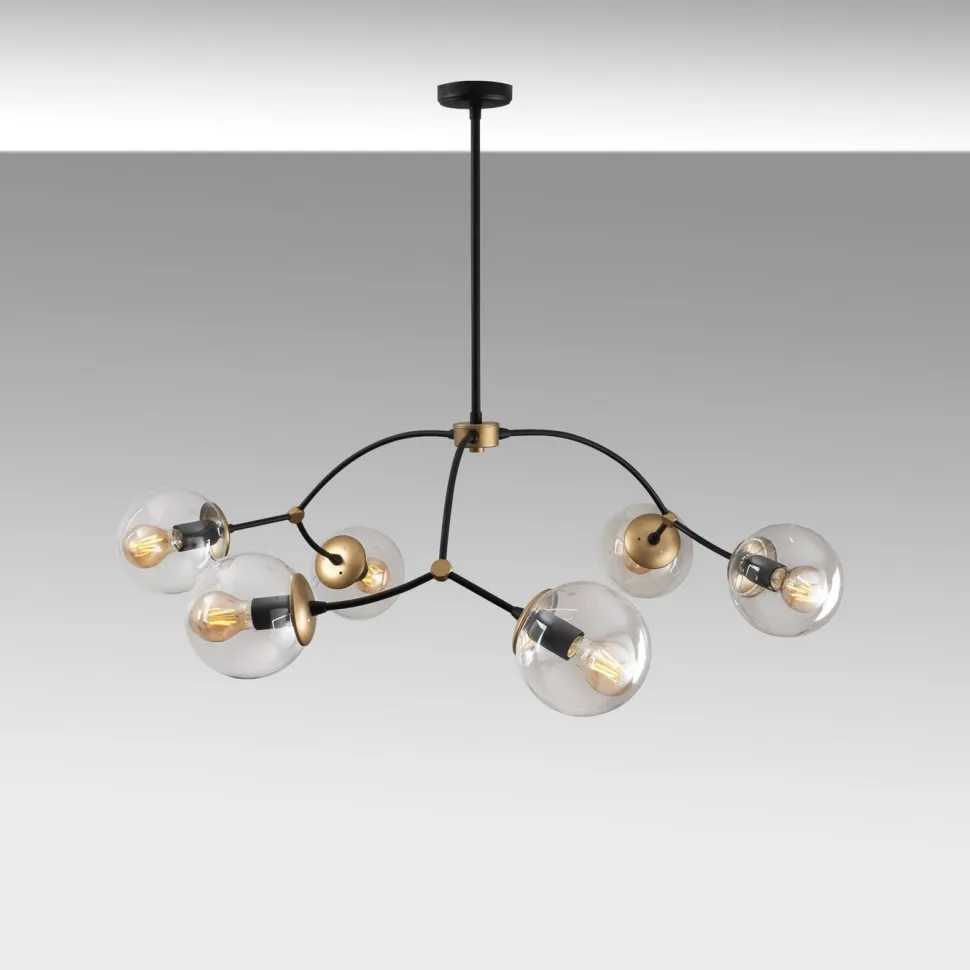 Kattovalaisin Linento Lighting Kromozom 6-osainen eri värejä