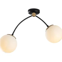 Kattovalaisin Linento Lighting Kromozom 2-osainen musta