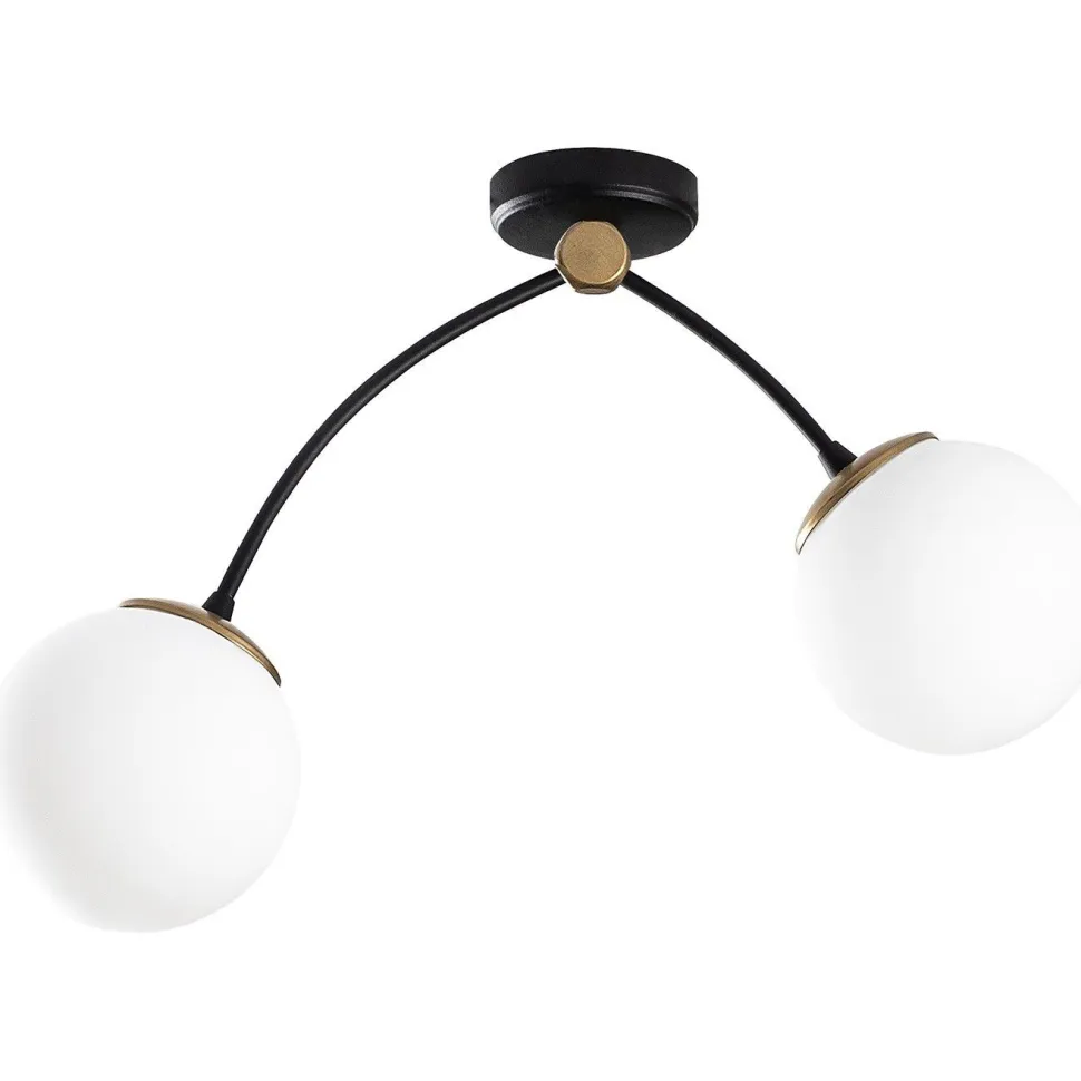 Kattovalaisin Linento Lighting Kromozom 2-osainen musta
