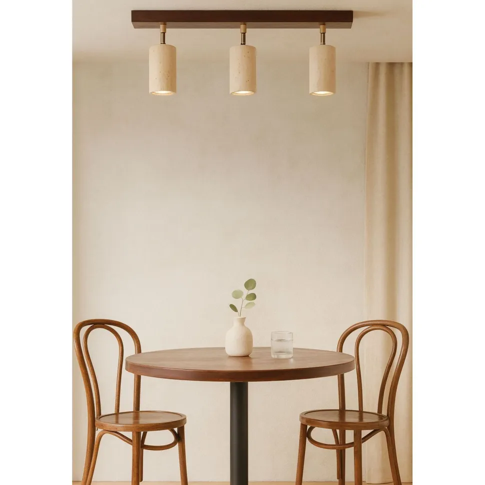 Kattovalaisin Linento Lighting Liebe, 60cm, GU10, IP20, max. 10W, beige/ruskea