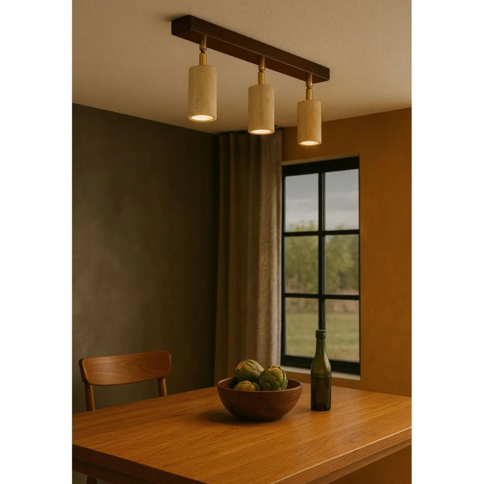 Kattovalaisin Linento Lighting Liebe, 60cm, GU10, IP20, max. 10W, beige/ruskea