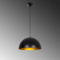 Kattovalaisin Linento Lighting Mary Ø40 cm musta/kulta