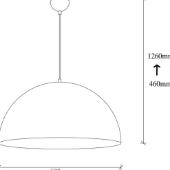 Kattovalaisin Linento Lighting Mary Ø40 cm musta/kulta