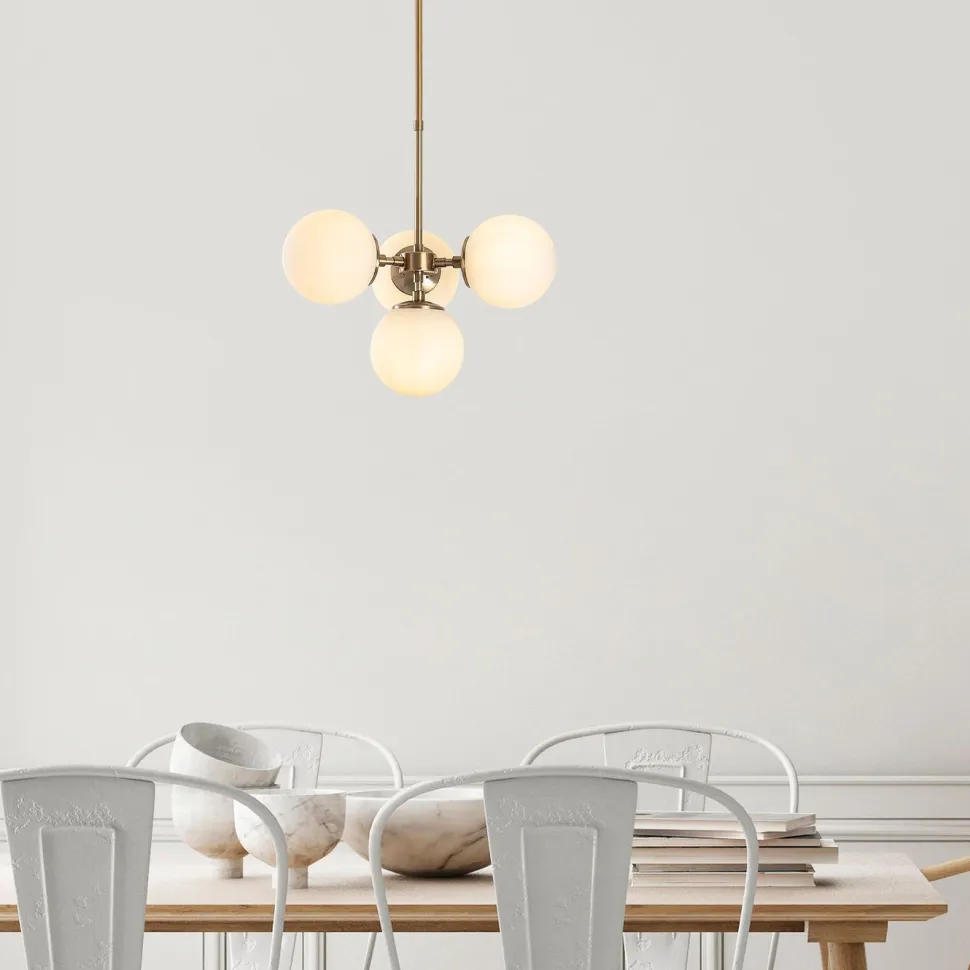 Kattovalaisin Linento Lighting Milla 4-osainen kulta säädettävä