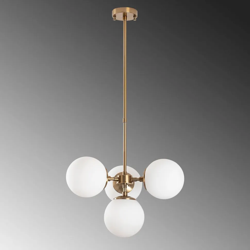 Kattovalaisin Linento Lighting Milla 4-osainen kulta säädettävä