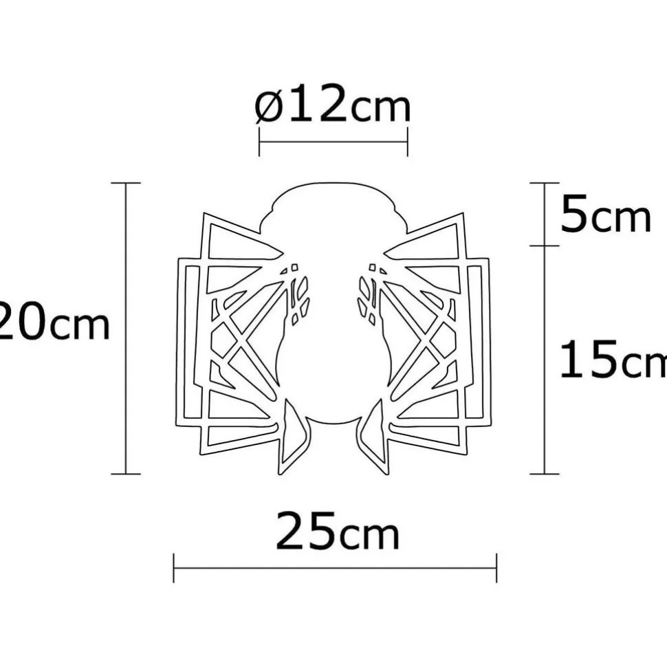 Kattovalaisin Linento Lighting Nemrut, Ø26cm, E27, musta