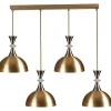 Kattovalaisin Linento Lighting 9020-6, 4-osainen, ø20cm, E27, max. 40W, IP20, kulta