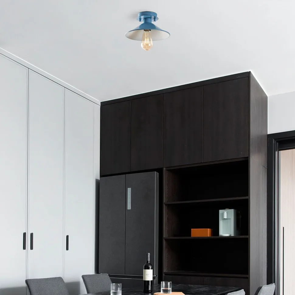 Kattovalaisin Linento Lighting Satama, Ø24cm, E27, max. 40W, IP20, turkoosi