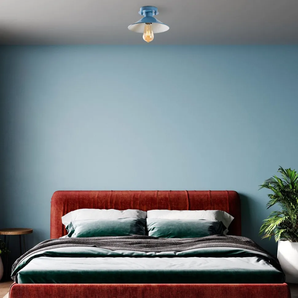 Kattovalaisin Linento Lighting Satama, Ø24cm, E27, max. 40W, IP20, turkoosi