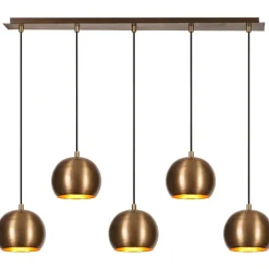 Kattovalaisin Linento Lighting Sivani 5-osainen pronssi