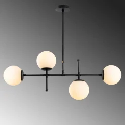 Kattovalaisin Linento Lighting Tachi 4-osainen musta