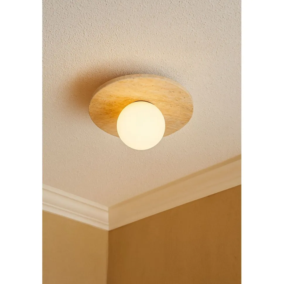Kattovalaisin Linento Lighting Tor-Tun beige/valkoinen