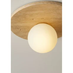 Kattovalaisin Linento Lighting Tor-Tun beige/valkoinen
