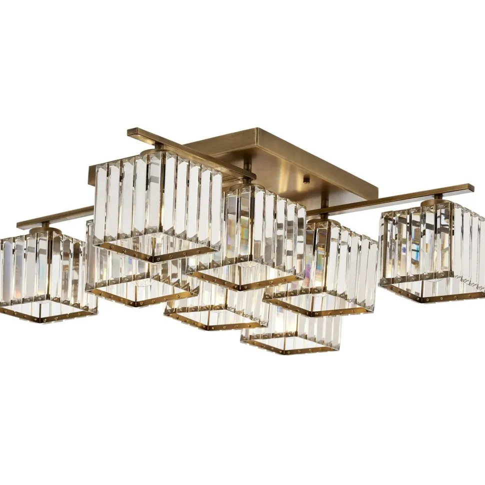 Kattovalaisin Linento Lighting Ysabel 8-osainen messinki