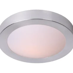 Kattovalaisin Lucide Fresh Ø27 cm IP44 satiinikromi