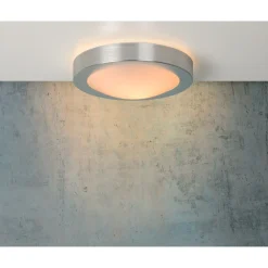 Kattovalaisin Lucide Fresh Ø27 cm IP44 satiinikromi