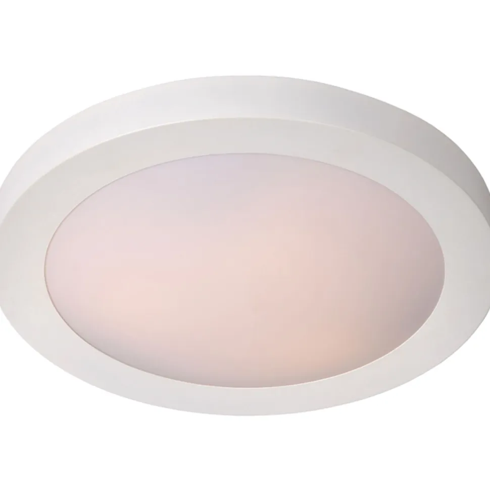 Kattovalaisin Lucide Fresh Ø35 cm IP44 valkoinen
