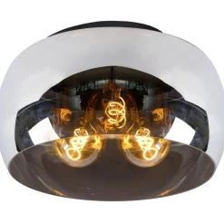 Kattovalaisin Lucide Olivia Ø40cm, savunharmaa