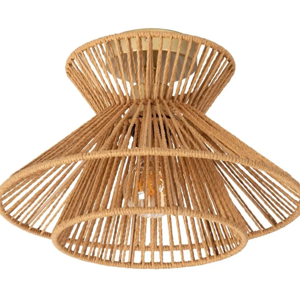 Kattovalaisin Lucide Tasman Ø32cm, 1xE27, luonnollinen