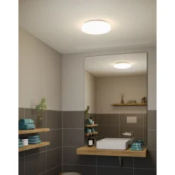Kattovalaisin Paulmann Axin, Ø30cm, IP44, E27, 230V, max. 2x18W, valkoinen