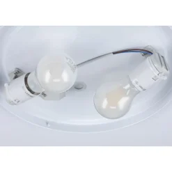 Kattovalaisin Paulmann Axin, Ø30cm, IP44, E27, 230V, max. 2x18W, valkoinen