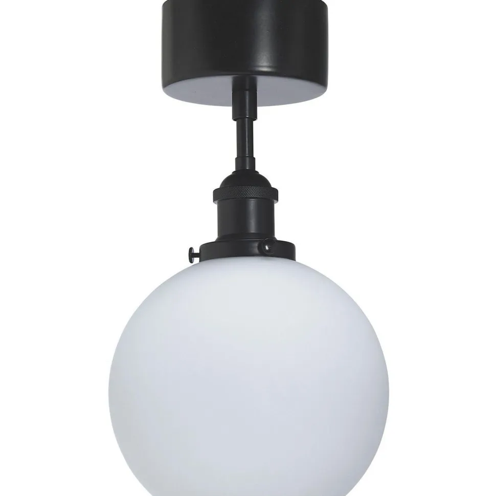 Kattovalaisin PR Home Omega Ø200x360mm musta/opaalivalkoinen