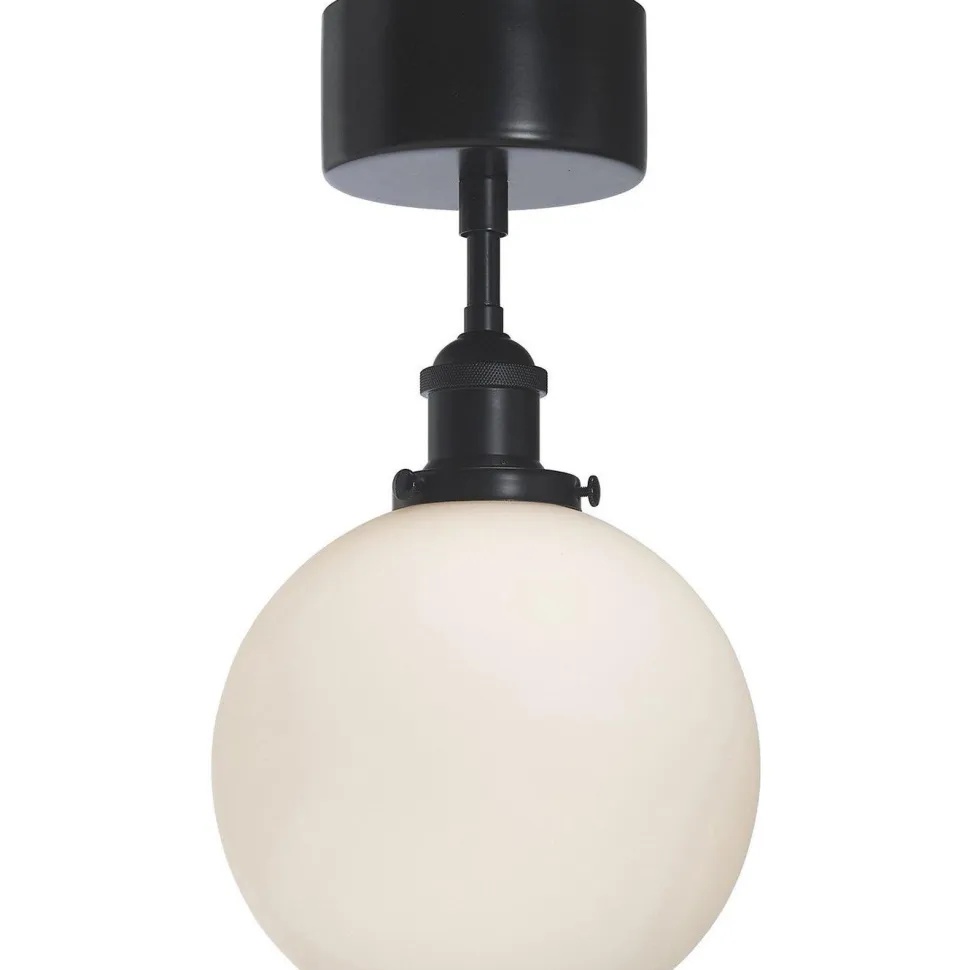 Kattovalaisin PR Home Omega Ø200x360mm musta/opaalivalkoinen